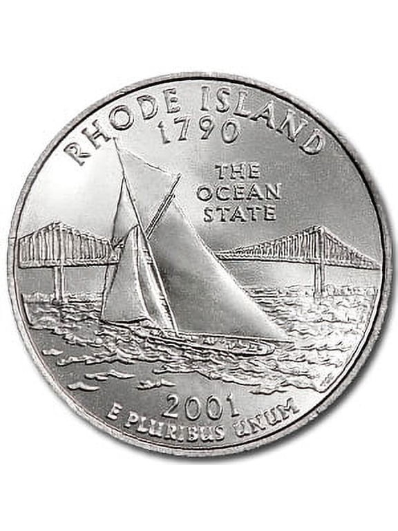 2001-P Rhode Island State Quarter BU