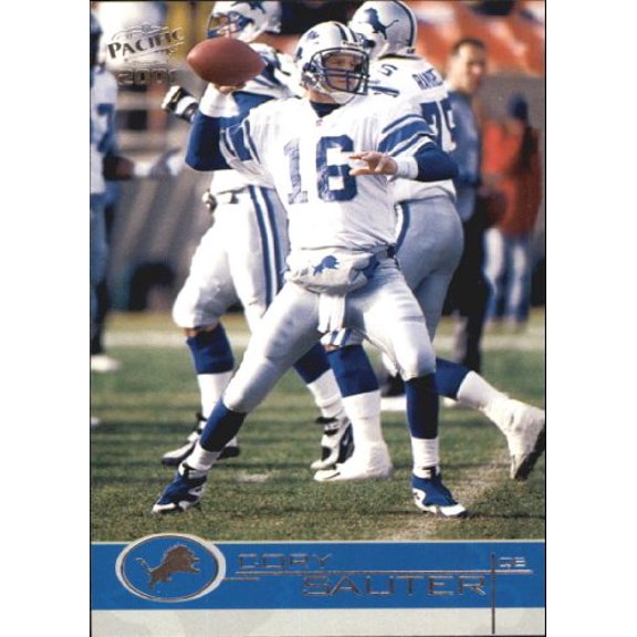 2001 Pacific #154 Cory Sauter NFL Football Trading Card