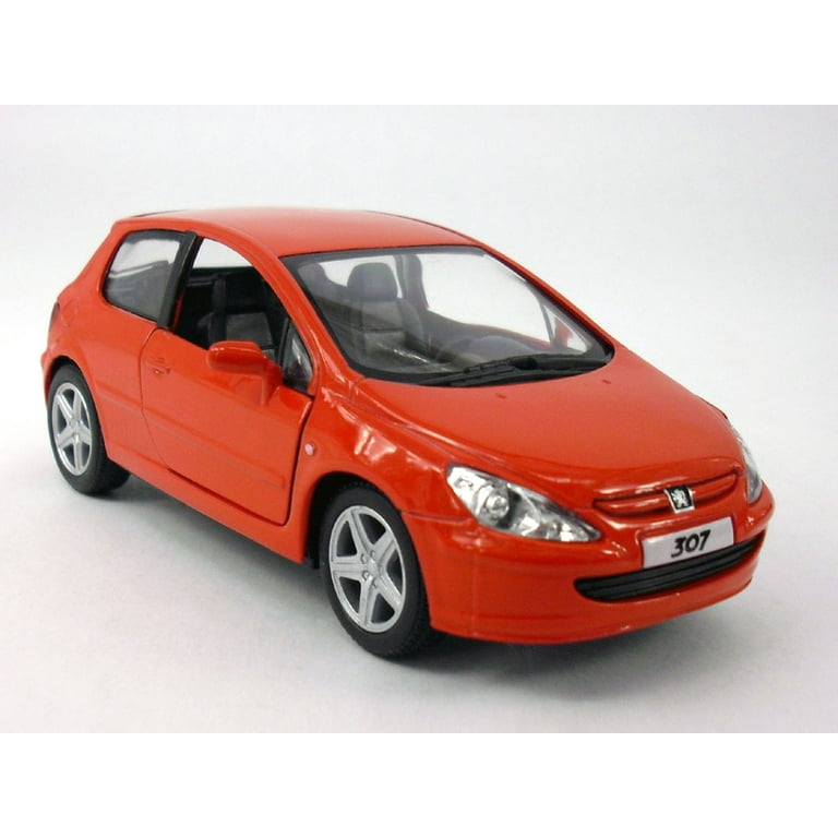 PEUGEOT 307WRCスロットカー1/32 2001 Peugeot 307 XSI 1/32 Scale Diecast Model - Silver