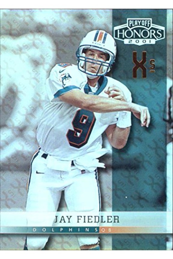 2001 Playoff Honors X's and O's #6 Jay Fiedler /300 NFL Football Trading Card