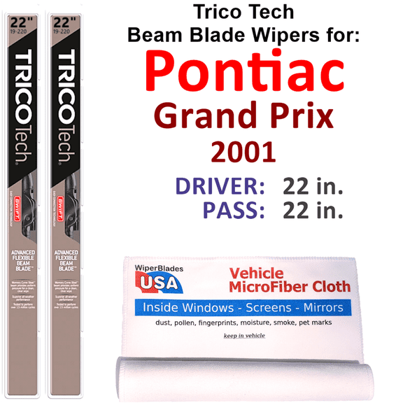 2001 Pontiac Grand Prix Beam Blade Wipers (Set of 2)