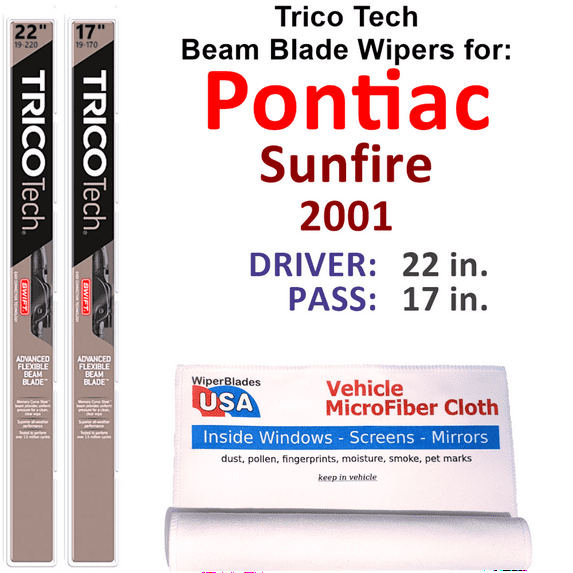 2001 Pontiac Sunfire Beam Blade Wipers (Set of 2)