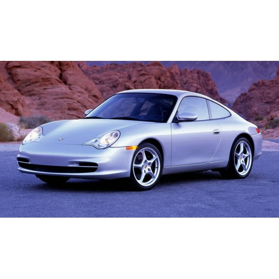2001 Porsche 911 Carrera - 24x36 Inch Laminated Poster - Stunning Detail and Bold Colors