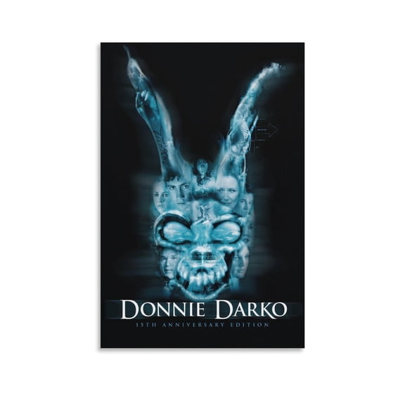 2001 Psychological Thriller Films Donnie Darko Poster Poster Decorative Painting Canvas Wall Art Living Room Posters Bedroom Painting 12x18inch(30x45cm)