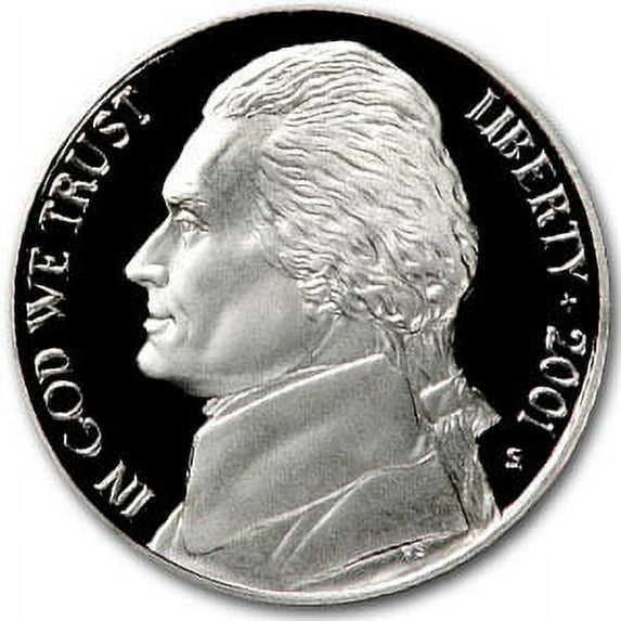 2001-S Jefferson Nickel Gem Proof