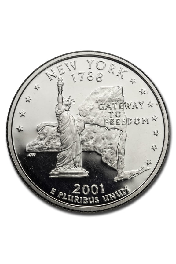 2001-S New York State Quarter Gem Proof (Silver)