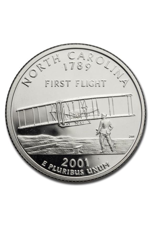 2001-S North Carolina State Quarter Gem Proof (Silver)