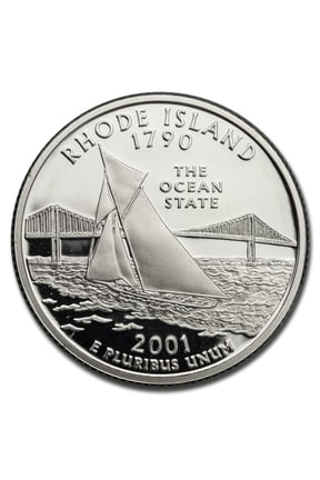 2001-S Rhode Island State Quarter Gem Proof (Silver)
