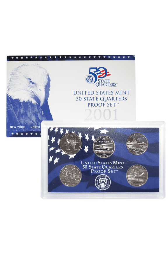 2001-S U.S. Clad State Quarters Proof Set