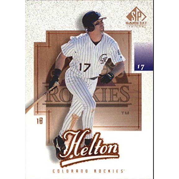 2001 SP Game Bat Edition #88 Todd Helton MLB Baseball Trading Card