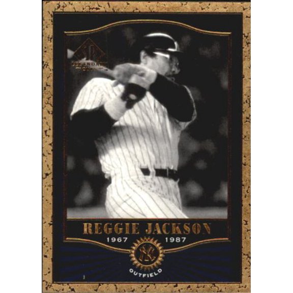 2001 SP Legendary Cuts #85 Reggie Jackson MLB Baseball Trading Card