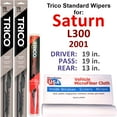 thumbnail image 1 of 2001 Saturn L300 Wiper Blades (Set of 3) w/Rear Wiper, 1 of 4