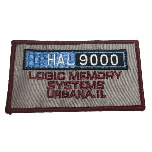 2001 Space Odyssey Hal 9000 Logic Memory Systems 4 Inch Wide Iron On Patch