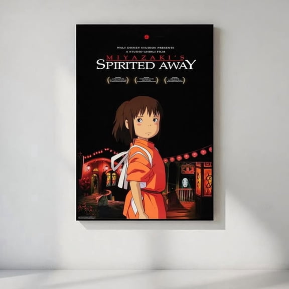 2001 Spirited Away Movie Poster Miyazaki Rumi Hiiragi Mayu Irino Size 24''x36'' - Googate