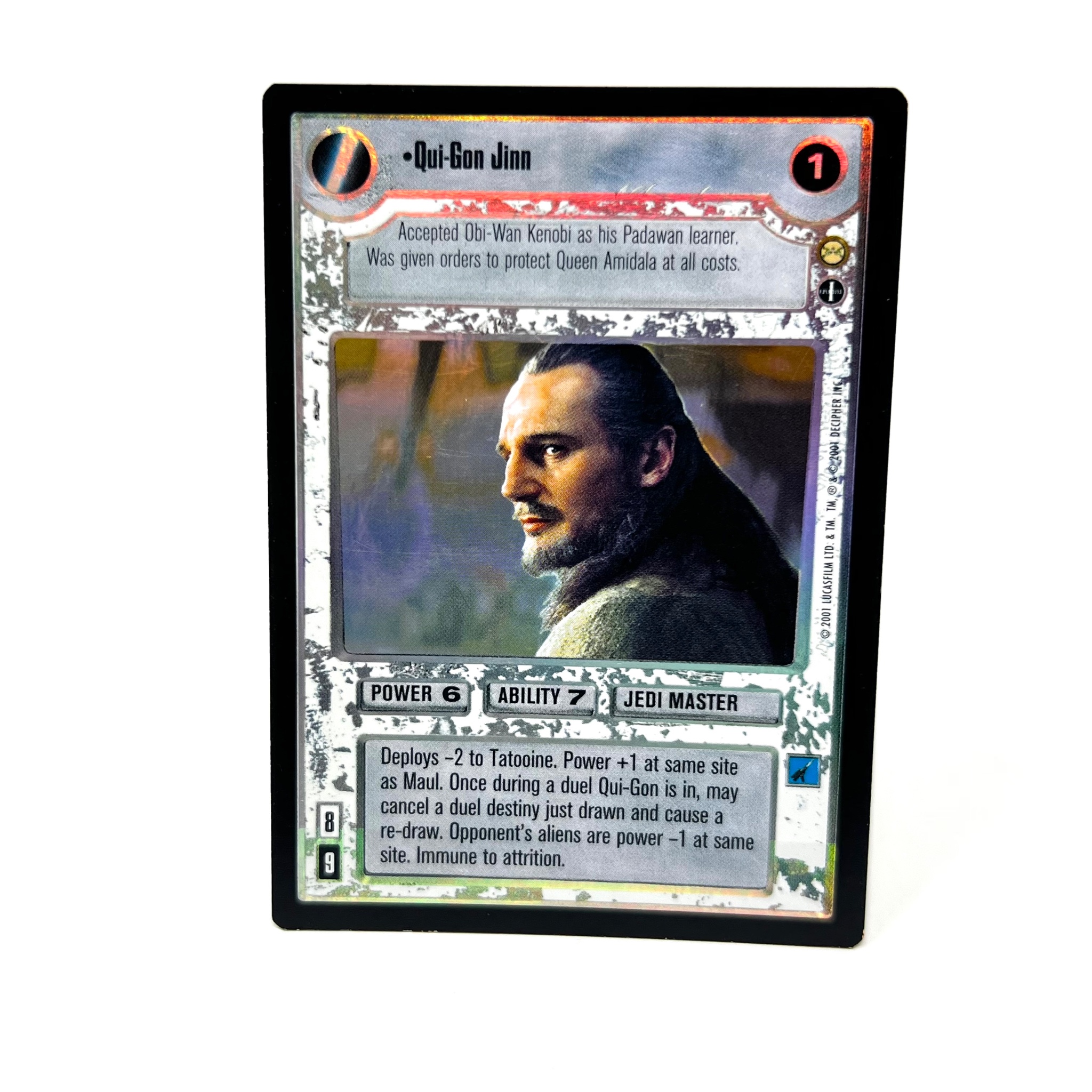 Qui-Gon Jinn (A) Card - Star Wars Trading Card Game