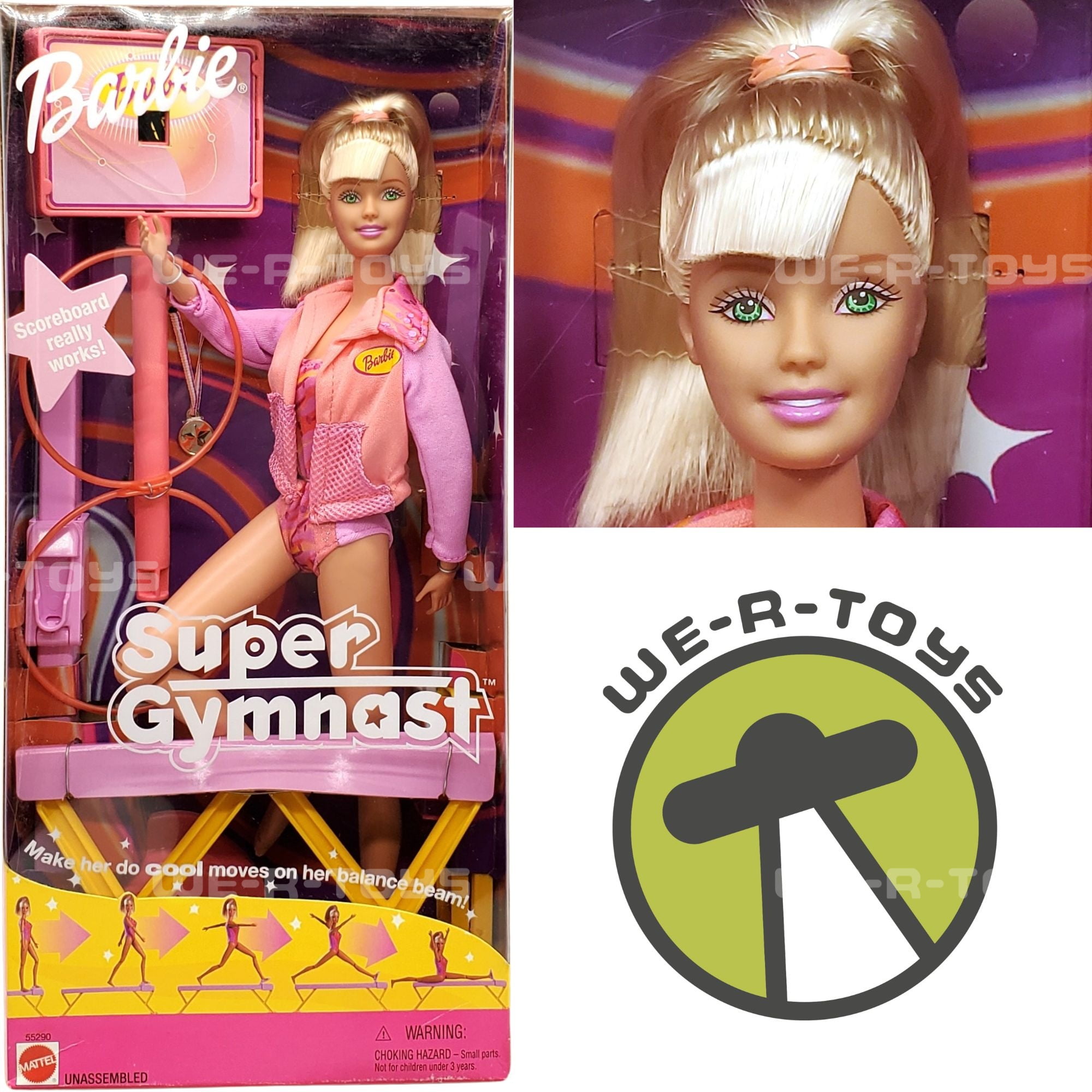 Super gymnast barbie sale