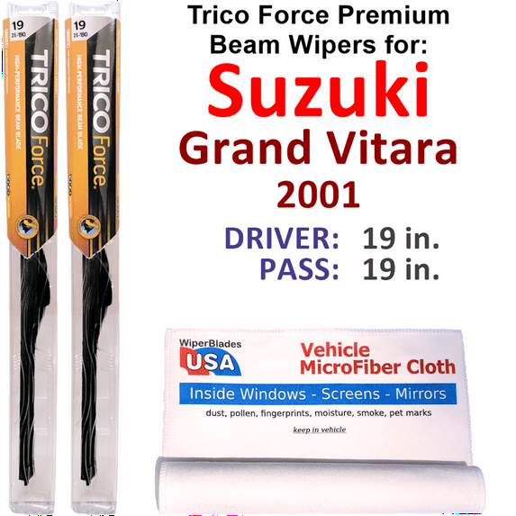 2001 Suzuki Grand Vitara Performance Beam Wipers (Set of 2)
