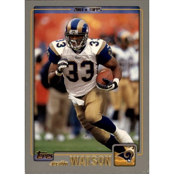 2001 Topps #187 Justin Watson NFL Football Trading Card