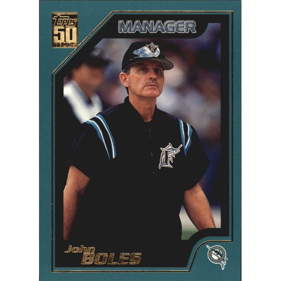 2001 Topps #336 John Boles MG MLB Baseball Trading Card