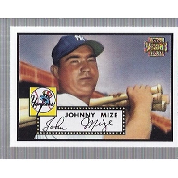 2001 Topps Archives #90 Johnny Mize 52 MLB Baseball Trading Card