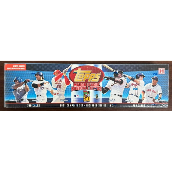 2001 Topps Baseball Factory Set Blue Box Factory Sealed