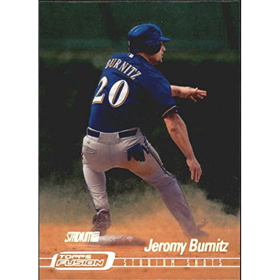 2001 Topps Fusion #125 Jeromy Burnitz SC MLB Baseball Trading Card
