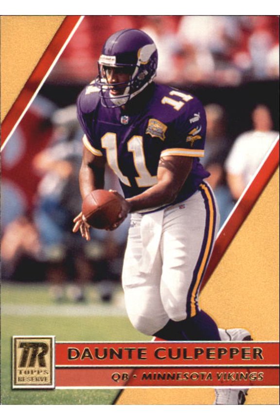 2001 Topps Reserve #71 Daunte Culpepper NFL Football Trading Card