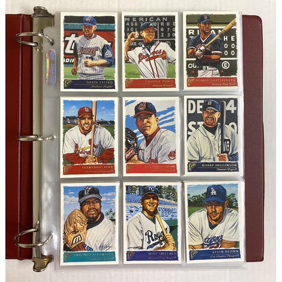 2001 Topps Stars Baseball Hand Collated Binder Set 1-150 Albert Pujols Rookie