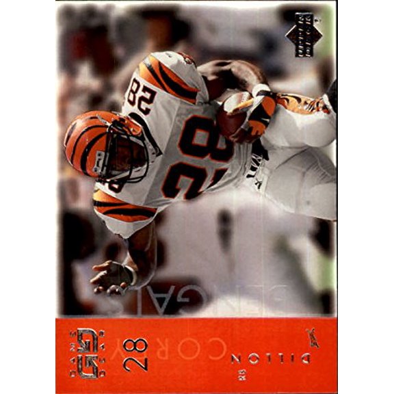 2001 UD Game Gear #18 Corey Dillon NFL Football Trading Card