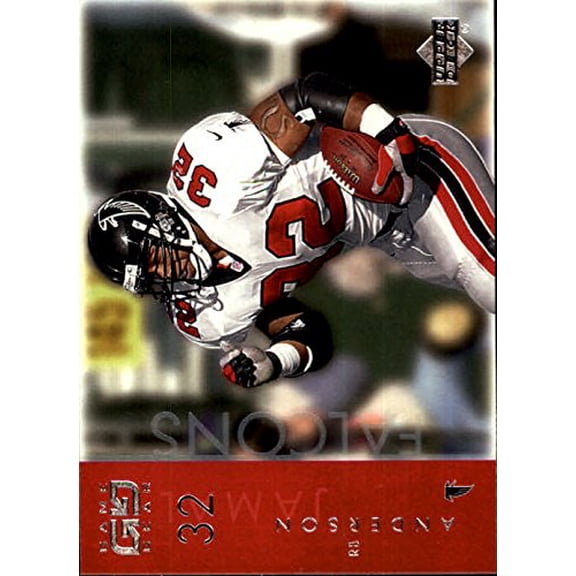 2001 UD Game Gear #3 Jamal Anderson NFL Football Trading Card
