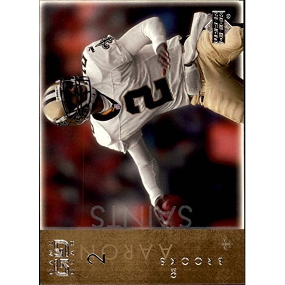 2001 UD Game Gear #55 Aaron Brooks NFL Football Trading Card