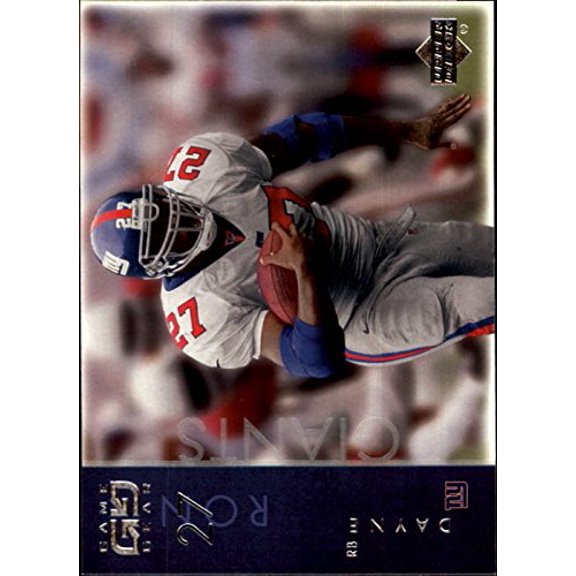 2001 UD Game Gear #58 Ron Dayne NFL Football Trading Card