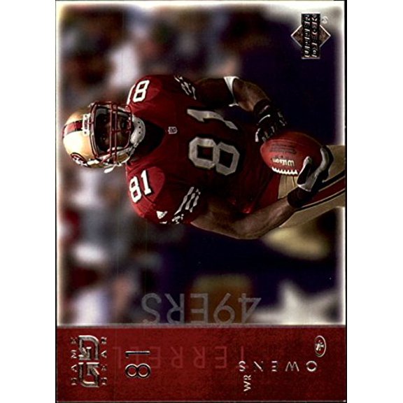 2001 UD Game Gear #78 Terrell Owens NFL Football Trading Card