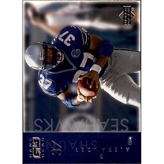2001 UD Game Gear #80 Shaun Alexander NFL Football Trading Card