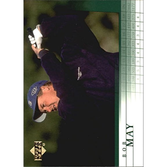 2001 Upper Deck #30 Bob May RC Golf Trading Card