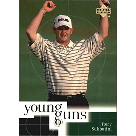 2001 Upper Deck #80 Rory Sabbatini YG RC Golf Trading Card
