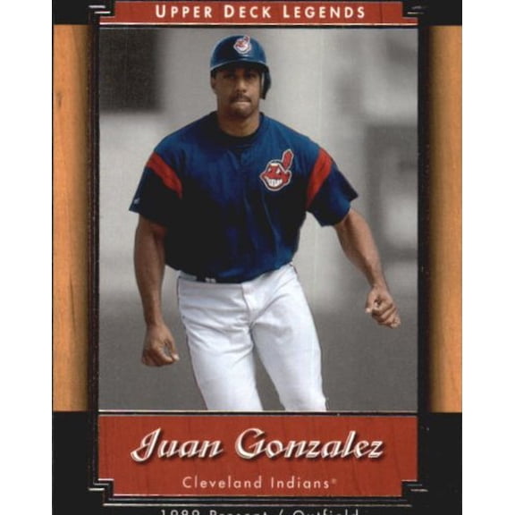 2001 Upper Deck Legends #14 Juan Gonzalez MLB Baseball Trading Card