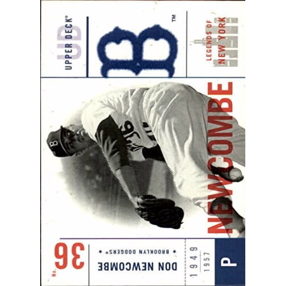 2001 Upper Deck Legends of NY #4 Don Newcombe MLB Baseball Trading Card