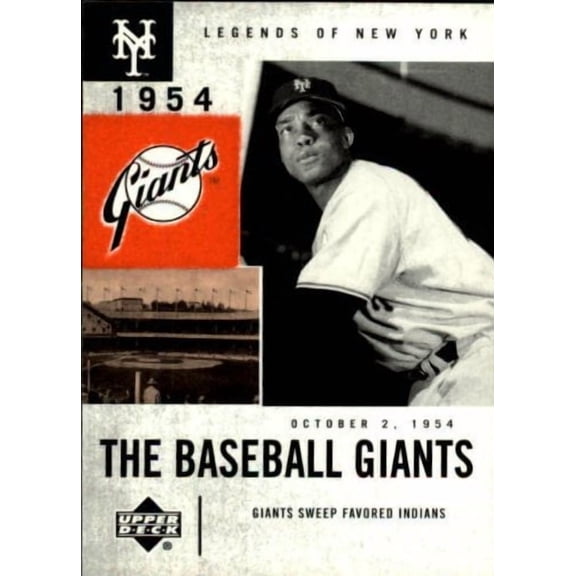 2001 Upper Deck Legends of NY #51 Monte Irvin BG MLB Baseball Trading Card