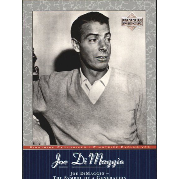 2001 Upper Deck Pinstripe Exclusives DiMaggio #JD56 Joe DiMaggio MLB Baseball Trading Card