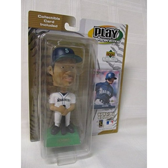 2001 Upper Deck Play Makers Special Edition Ichiro Bobblehead 200 Hits By Upper Deck