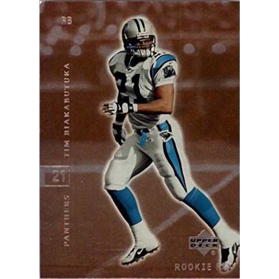 2001 Upper Deck Rookie F/X #13 Tim Biakabutuka NFL Football Trading Card