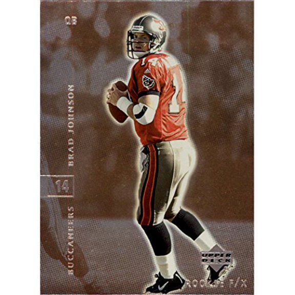 2001 Upper Deck Rookie F/X #83 Brad Johnson NFL Football Trading Card