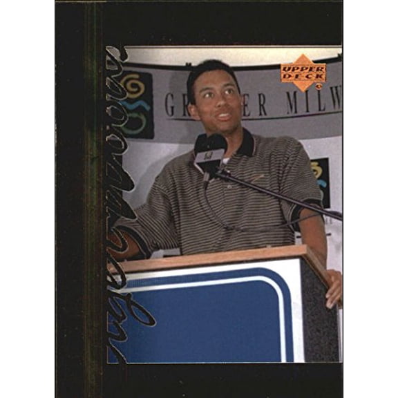 2001 Upper Deck Tiger's Tales #TT12 Tiger Woods PGA Golf Trading Card