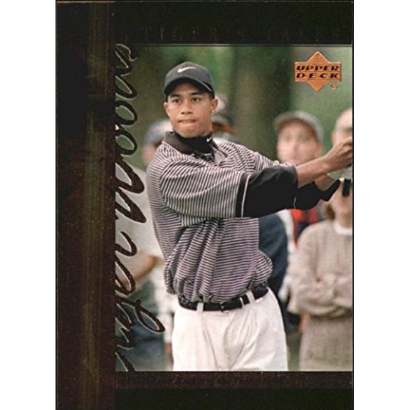 2001 Upper Deck Tiger's Tales #TT14 Tiger Woods PGA Golf Trading Card