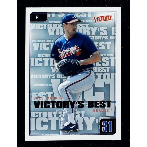 2001 Upper Deck Victory #618 Greg Maddux VB MLB Baseball Trading Card