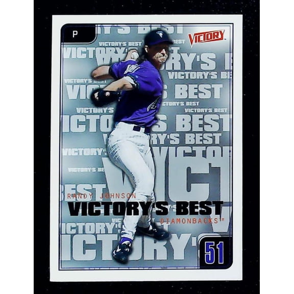 2001 Upper Deck Victory #631 Randy Johnson VB MLB Baseball Trading Card