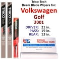 thumbnail image 1 of 2001 Volkswagen Golf Beam Blade Wipers (Set of 3) w/Rear Wiper, 1 of 4