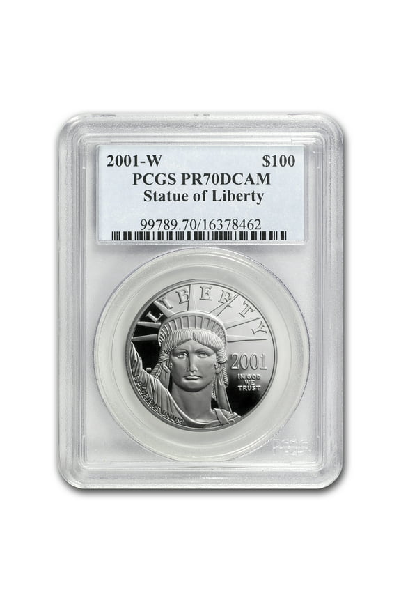 2001-W 1 oz Proof American Platinum Eagle PR-70 PCGS