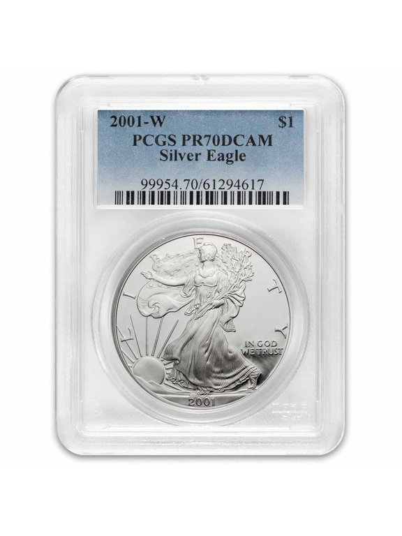 2001-W Proof American Silver Eagle PR-70 PCGS